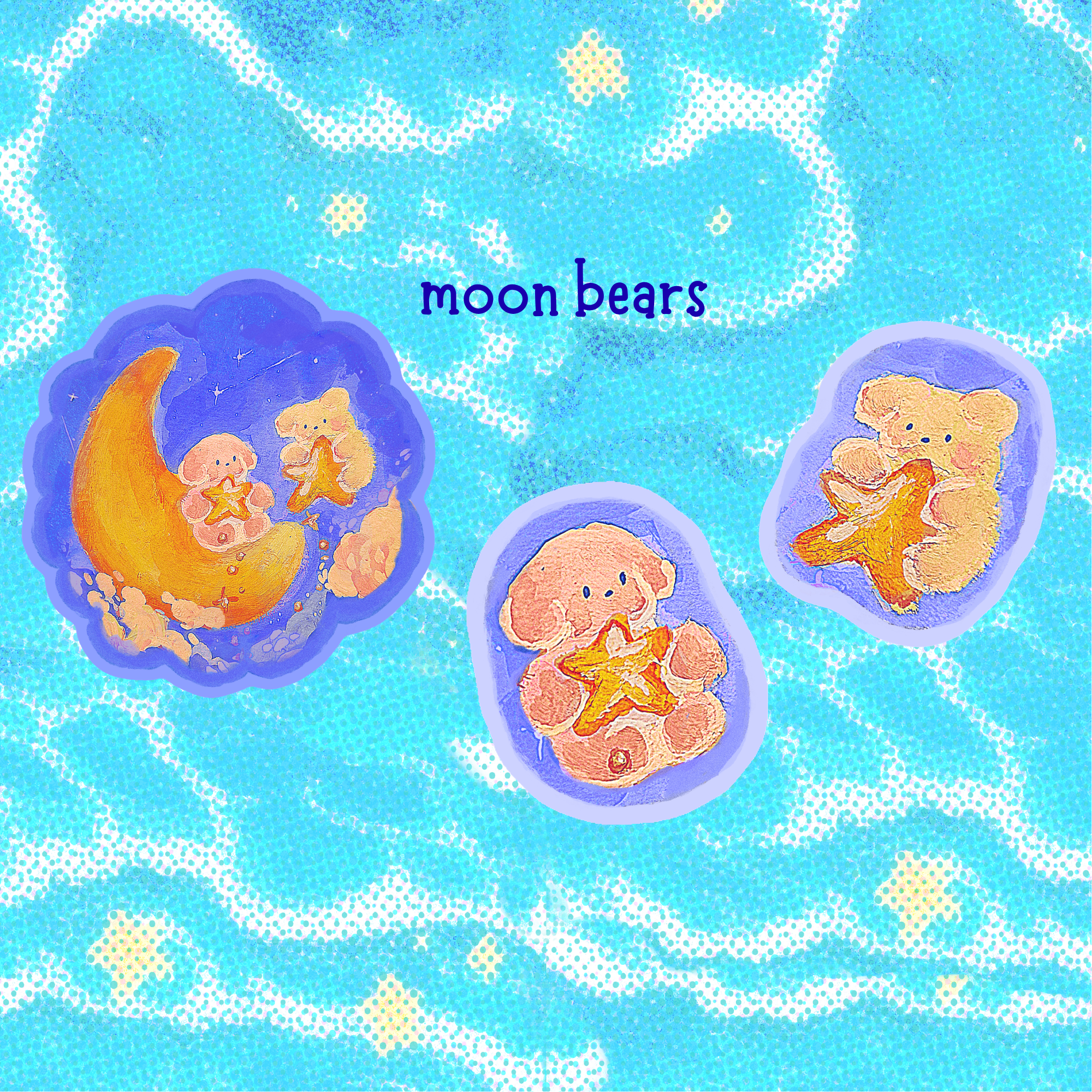 Moon Bears - Sticker