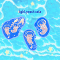 Light Peach Cats - Sticker