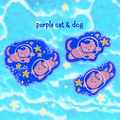 Purple Cats - Sticker