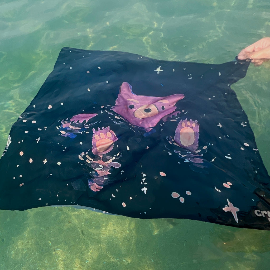 Space Bear - Silk Scarf