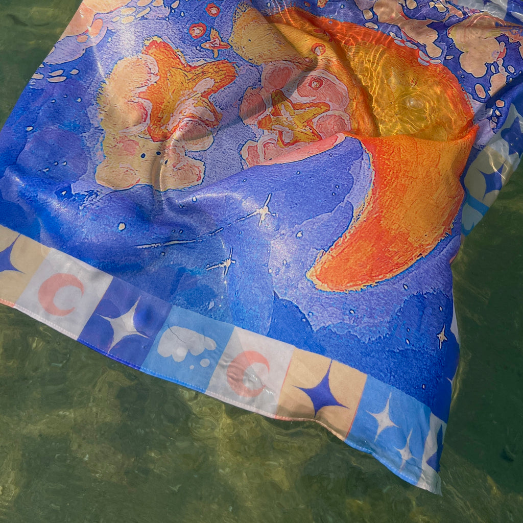 Moon Bears - Silk Scarf