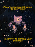 Space Bear - Tall Print