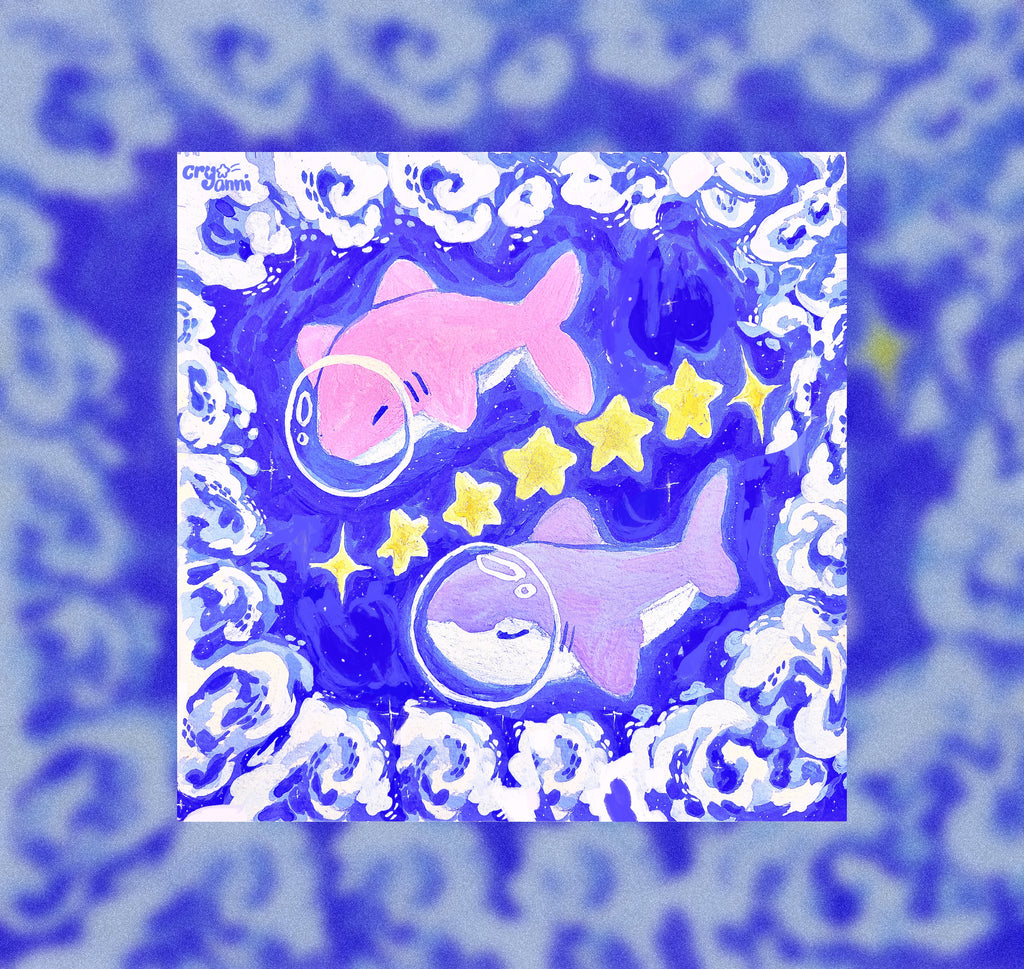 Sharks - Silk Scarf