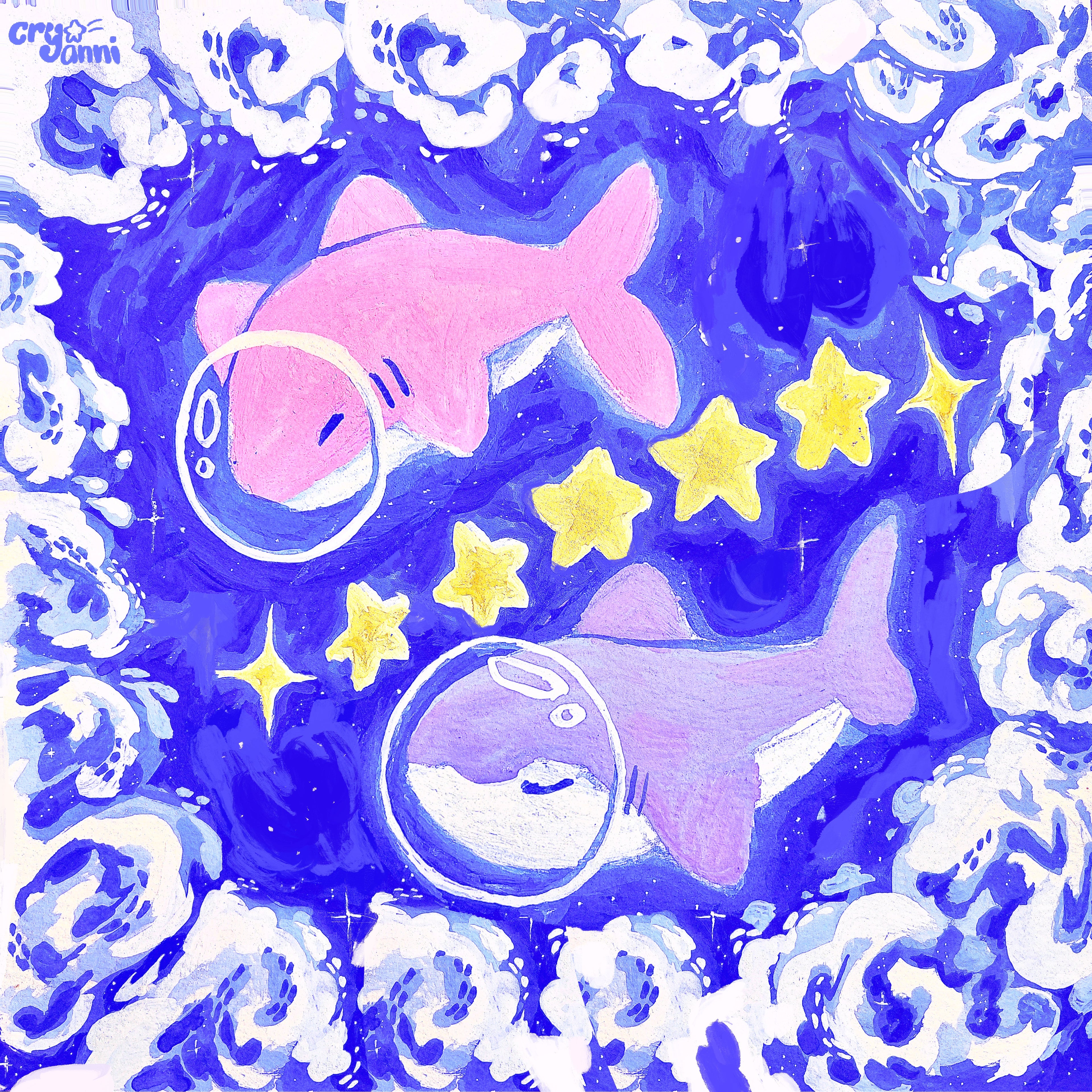 Sharks - Silk Scarf