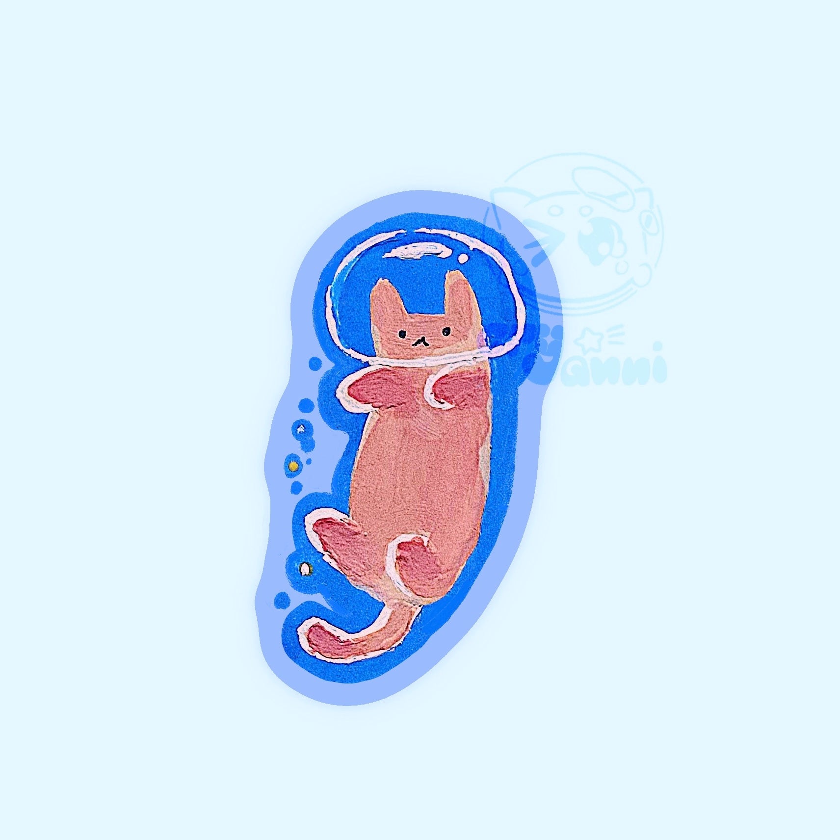 Pink Cats - Right Sticker