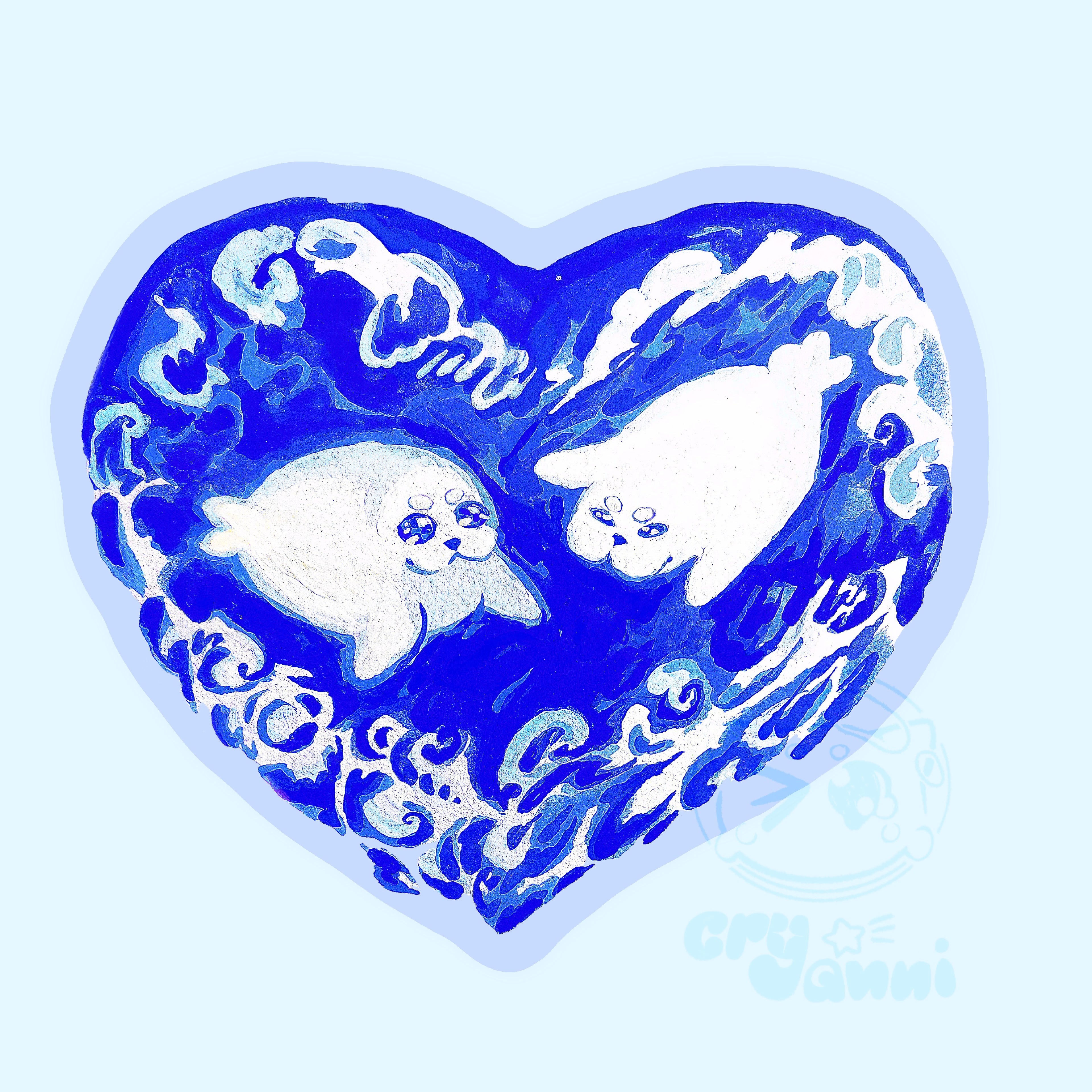 Seals - Pair Sticker