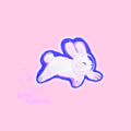 Pink Bunny - Left Sticker