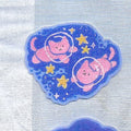 Purple Cats - Pair Sticker