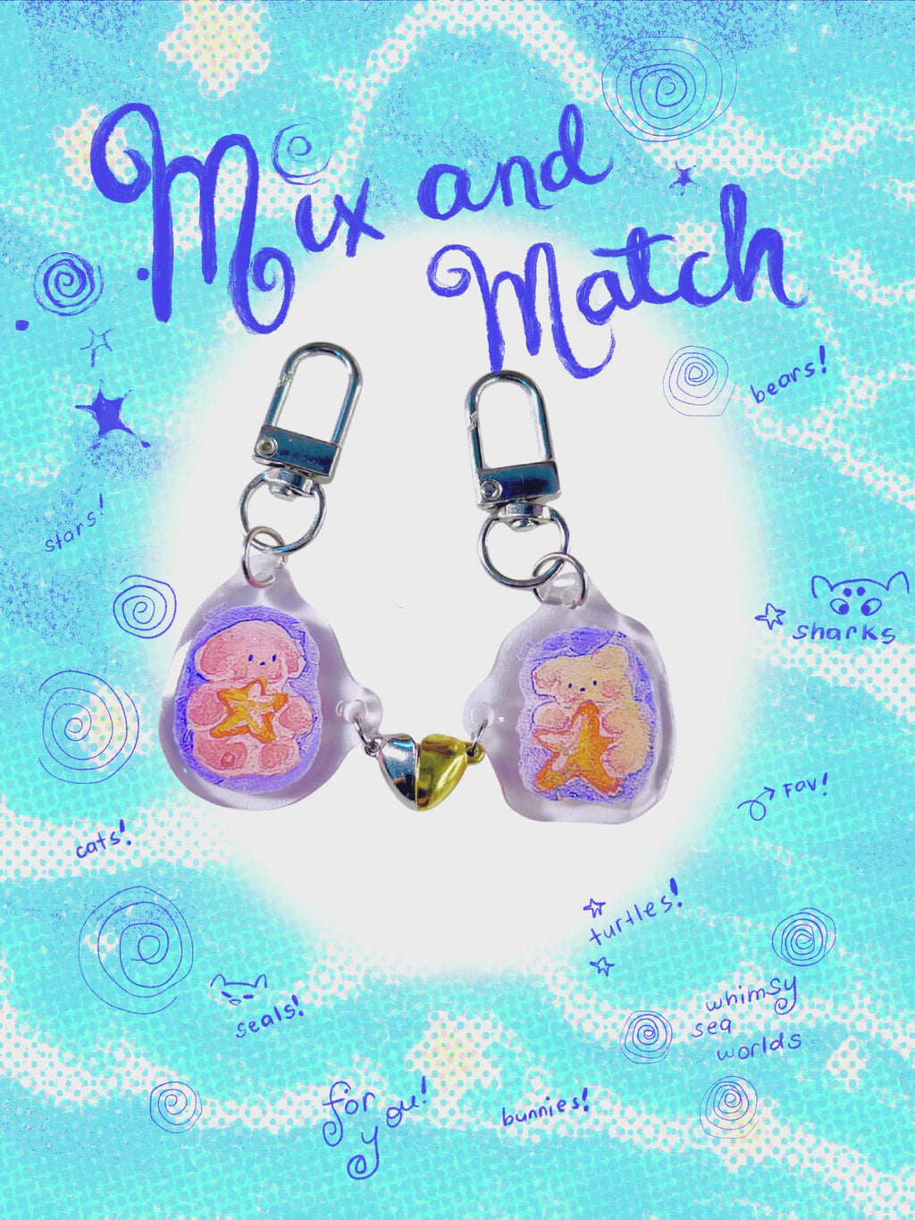 Mix & Match - Heart Charms